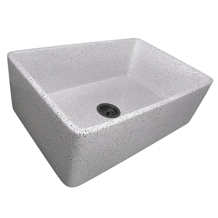 Nantucket Sinks 30-Inch Farmhouse Fireclay Sink with Pietra Sarda Finish FCFS3020S-PietraSarda
